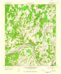 Sasakwa Oklahoma Historical topographic map, 1:24000 scale, 7.5 X 7.5 Minute, Year 1958