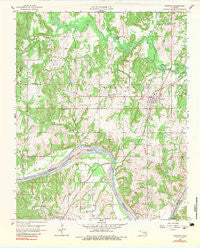 Sasakwa Oklahoma Historical topographic map, 1:24000 scale, 7.5 X 7.5 Minute, Year 1958