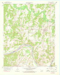 Sasakwa Oklahoma Historical topographic map, 1:24000 scale, 7.5 X 7.5 Minute, Year 1958