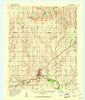 Sayre Oklahoma Historical topographic map, 1:62500 scale, 15 X 15 Minute, Year 1960