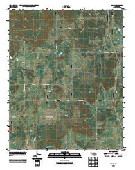 Scipio Oklahoma Historical topographic map, 1:24000 scale, 7.5 X 7.5 Minute, Year 2010
