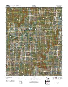 Scipio Oklahoma Historical topographic map, 1:24000 scale, 7.5 X 7.5 Minute, Year 2012