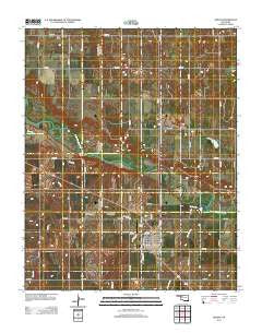 Seiling Oklahoma Historical topographic map, 1:24000 scale, 7.5 X 7.5 Minute, Year 2012