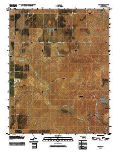 Selman Oklahoma Historical topographic map, 1:24000 scale, 7.5 X 7.5 Minute, Year 2010