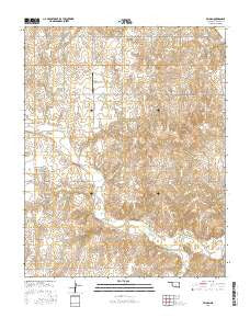 Selman Oklahoma Current topographic map, 1:24000 scale, 7.5 X 7.5 Minute, Year 2016