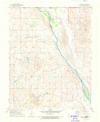 Selman NW Oklahoma Historical topographic map, 1:24000 scale, 7.5 X 7.5 Minute, Year 1970