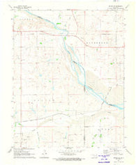 Selman SE Oklahoma Historical topographic map, 1:24000 scale, 7.5 X 7.5 Minute, Year 1971