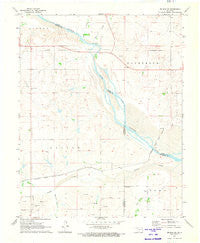 Selman SE Oklahoma Historical topographic map, 1:24000 scale, 7.5 X 7.5 Minute, Year 1971