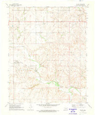 Selman Oklahoma Historical topographic map, 1:24000 scale, 7.5 X 7.5 Minute, Year 1971