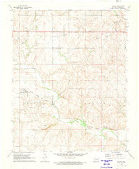 Selman Oklahoma Historical topographic map, 1:24000 scale, 7.5 X 7.5 Minute, Year 1971