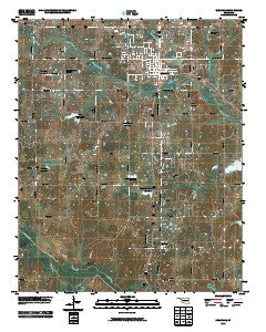 Seminole Oklahoma Historical topographic map, 1:24000 scale, 7.5 X 7.5 Minute, Year 2010