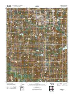 Seminole Oklahoma Historical topographic map, 1:24000 scale, 7.5 X 7.5 Minute, Year 2012