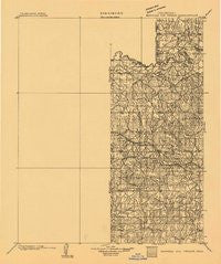 Seminole and Prague Oklahoma Historical topographic map, 1:125000 scale, 30 X 30 Minute, Year 1896