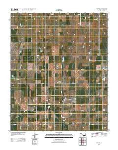 Sentinel Oklahoma Historical topographic map, 1:24000 scale, 7.5 X 7.5 Minute, Year 2012