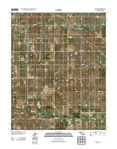 Sharon Oklahoma Historical topographic map, 1:24000 scale, 7.5 X 7.5 Minute, Year 2012