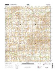 Sharon Oklahoma Current topographic map, 1:24000 scale, 7.5 X 7.5 Minute, Year 2016