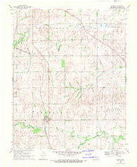 Sharon Oklahoma Historical topographic map, 1:24000 scale, 7.5 X 7.5 Minute, Year 1969