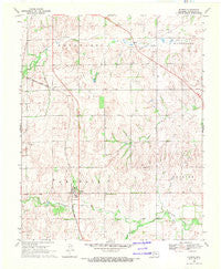 Sharon Oklahoma Historical topographic map, 1:24000 scale, 7.5 X 7.5 Minute, Year 1969