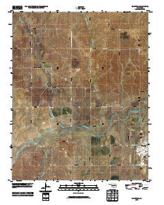 Shattuck Oklahoma Historical topographic map, 1:24000 scale, 7.5 X 7.5 Minute, Year 2010