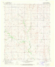 Shattuck NE Oklahoma Historical topographic map, 1:24000 scale, 7.5 X 7.5 Minute, Year 1969