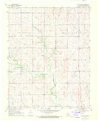 Shattuck NE Oklahoma Historical topographic map, 1:24000 scale, 7.5 X 7.5 Minute, Year 1969