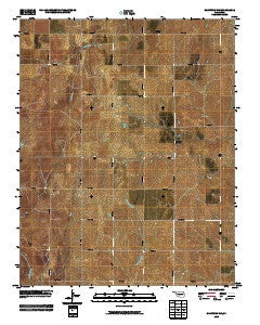 Shattuck NW Oklahoma Historical topographic map, 1:24000 scale, 7.5 X 7.5 Minute, Year 2010