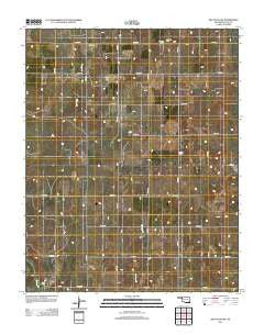 Shattuck NW Oklahoma Historical topographic map, 1:24000 scale, 7.5 X 7.5 Minute, Year 2012