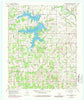 Shawnee Reservoir Oklahoma Historical topographic map, 1:24000 scale, 7.5 X 7.5 Minute, Year 1966