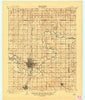 Shawnee Oklahoma Historical topographic map, 1:62500 scale, 15 X 15 Minute, Year 1909