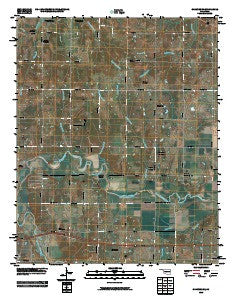 Shawnee NE Oklahoma Historical topographic map, 1:24000 scale, 7.5 X 7.5 Minute, Year 2010