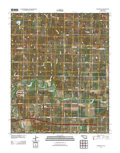 Shawnee NE Oklahoma Historical topographic map, 1:24000 scale, 7.5 X 7.5 Minute, Year 2012