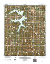 Shawnee Reservoir Oklahoma Historical topographic map, 1:24000 scale, 7.5 X 7.5 Minute, Year 2012