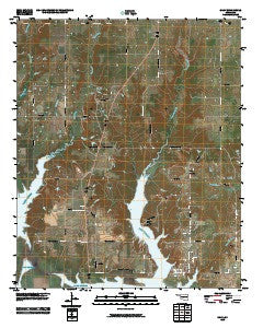 Shay Oklahoma Historical topographic map, 1:24000 scale, 7.5 X 7.5 Minute, Year 2010