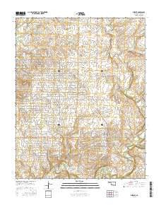 Shidler Oklahoma Current topographic map, 1:24000 scale, 7.5 X 7.5 Minute, Year 2016