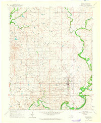 Shidler Oklahoma Historical topographic map, 1:24000 scale, 7.5 X 7.5 Minute, Year 1964