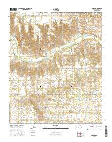 Shrewder Oklahoma Current topographic map, 1:24000 scale, 7.5 X 7.5 Minute, Year 2016