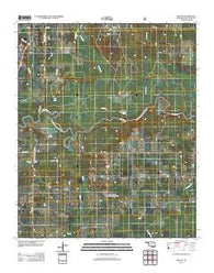 Shults Oklahoma Historical topographic map, 1:24000 scale, 7.5 X 7.5 Minute, Year 2012