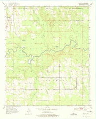 Shults Oklahoma Historical topographic map, 1:24000 scale, 7.5 X 7.5 Minute, Year 1950