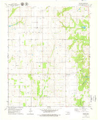 Sickles Oklahoma Historical topographic map, 1:24000 scale, 7.5 X 7.5 Minute, Year 1979