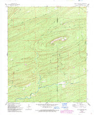 Signal Mountain Oklahoma Historical topographic map, 1:24000 scale, 7.5 X 7.5 Minute, Year 1962