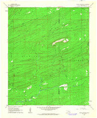 Signal Mountain Oklahoma Historical topographic map, 1:24000 scale, 7.5 X 7.5 Minute, Year 1962