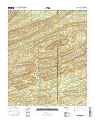 Signal Mountain Oklahoma Current topographic map, 1:24000 scale, 7.5 X 7.5 Minute, Year 2016