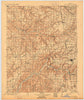 Siloam Springs Oklahoma Historical topographic map, 1:125000 scale, 30 X 30 Minute, Year 1904