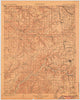 Siloam Springs Oklahoma Historical topographic map, 1:125000 scale, 30 X 30 Minute, Year 1904
