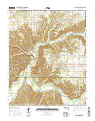 Siloam Springs NW Oklahoma Current topographic map, 1:24000 scale, 7.5 X 7.5 Minute, Year 2016