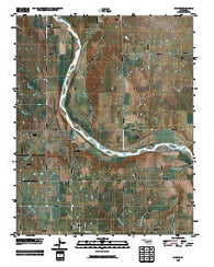 Skedee Oklahoma Historical topographic map, 1:24000 scale, 7.5 X 7.5 Minute, Year 2009