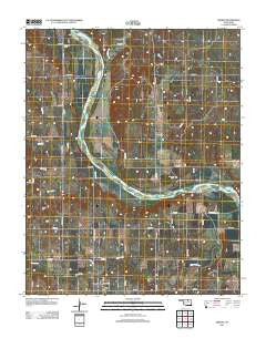 Skedee Oklahoma Historical topographic map, 1:24000 scale, 7.5 X 7.5 Minute, Year 2012