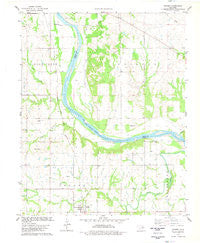 Skedee Oklahoma Historical topographic map, 1:24000 scale, 7.5 X 7.5 Minute, Year 1978