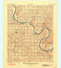 Skedee Oklahoma Historical topographic map, 1:62500 scale, 15 X 15 Minute, Year 1931