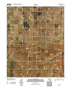Slapout Oklahoma Historical topographic map, 1:24000 scale, 7.5 X 7.5 Minute, Year 2010